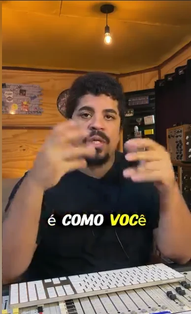 Roberto Lucaro no Estúdio JRM